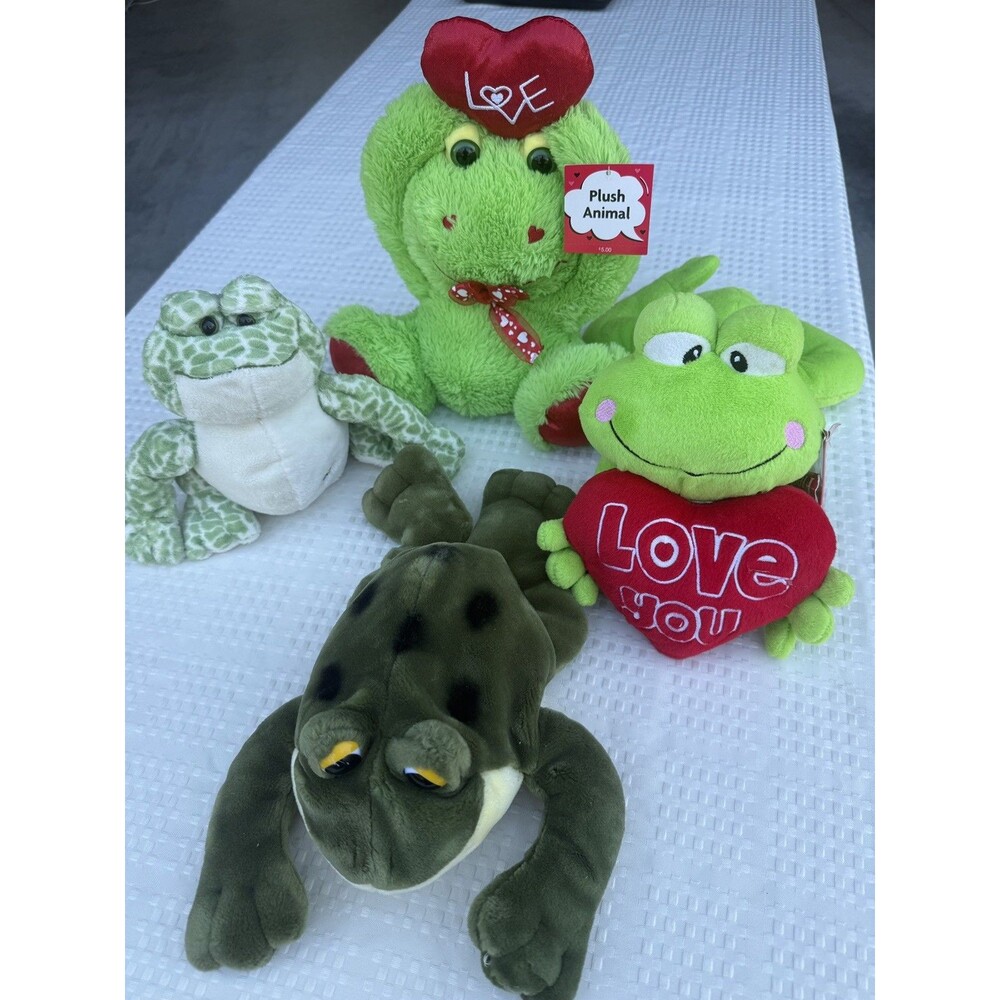 Webkinz Frog Plush Lot w/ Sealed Codes, Retired Stuffed Animals